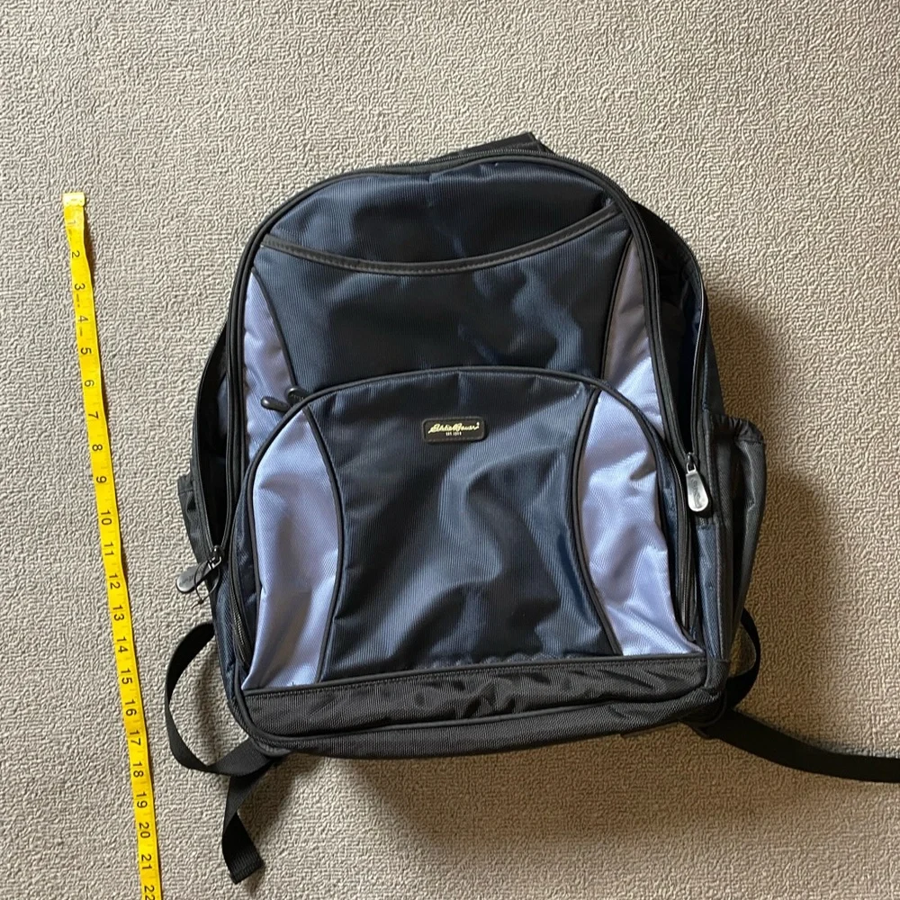 Eddie Bauer Blue Back Pack- Outdoor Campcore School Work Hiking